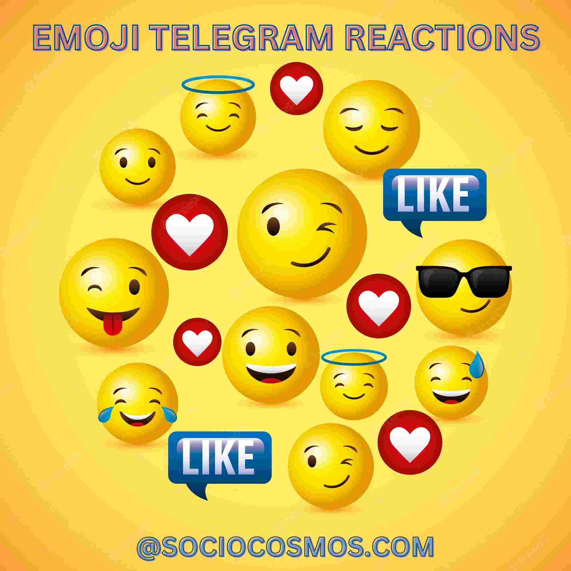 EMOJI TELEGRAM REACTIONS